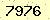 請輸入此驗證碼 : 7976