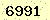 請輸入此驗證碼 : 6991