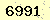 請輸入此驗證碼 : 6991