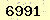 請輸入此驗證碼 : 6991