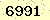 請輸入此驗證碼 : 6991