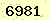 請輸入此驗證碼 : 6981