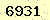 請輸入此驗證碼 : 6931