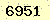 請輸入此驗證碼 : 6951