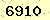請輸入此驗證碼 : 6910