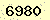 請輸入此驗證碼 : 6980