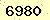 請輸入此驗證碼 : 6980