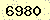 請輸入此驗證碼 : 6980