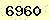 請輸入此驗證碼 : 6960