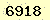 請輸入此驗證碼 : 6918