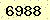 請輸入此驗證碼 : 6988