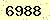 請輸入此驗證碼 : 6988