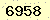 請輸入此驗證碼 : 6958
