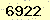 請輸入此驗證碼 : 6922