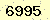 請輸入此驗證碼 : 6995