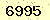 請輸入此驗證碼 : 6995
