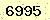 請輸入此驗證碼 : 6995