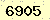 請輸入此驗證碼 : 6905