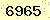 請輸入此驗證碼 : 6965