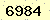 請輸入此驗證碼 : 6984