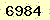 請輸入此驗證碼 : 6984