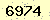 請輸入此驗證碼 : 6974