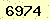 請輸入此驗證碼 : 6974