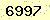 請輸入此驗證碼 : 6997