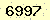 請輸入此驗證碼 : 6997