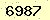 請輸入此驗證碼 : 6987
