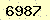 請輸入此驗證碼 : 6987