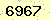 請輸入此驗證碼 : 6967