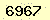 請輸入此驗證碼 : 6967