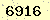 請輸入此驗證碼 : 6916