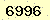 請輸入此驗證碼 : 6996