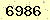 請輸入此驗證碼 : 6986