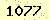 請輸入此驗證碼 : 1077