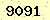 請輸入此驗證碼 : 9091