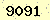 請輸入此驗證碼 : 9091