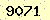 請輸入此驗證碼 : 9071