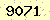 請輸入此驗證碼 : 9071