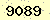 請輸入此驗證碼 : 9089