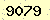 請輸入此驗證碼 : 9079
