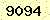 請輸入此驗證碼 : 9094