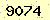 請輸入此驗證碼 : 9074