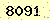 請輸入此驗證碼 : 8091