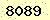請輸入此驗證碼 : 8089