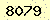 請輸入此驗證碼 : 8079