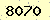 請輸入此驗證碼 : 8070