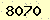 請輸入此驗證碼 : 8070